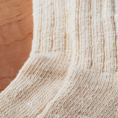 RE LOOP SLUB MIX リブクルーソックス