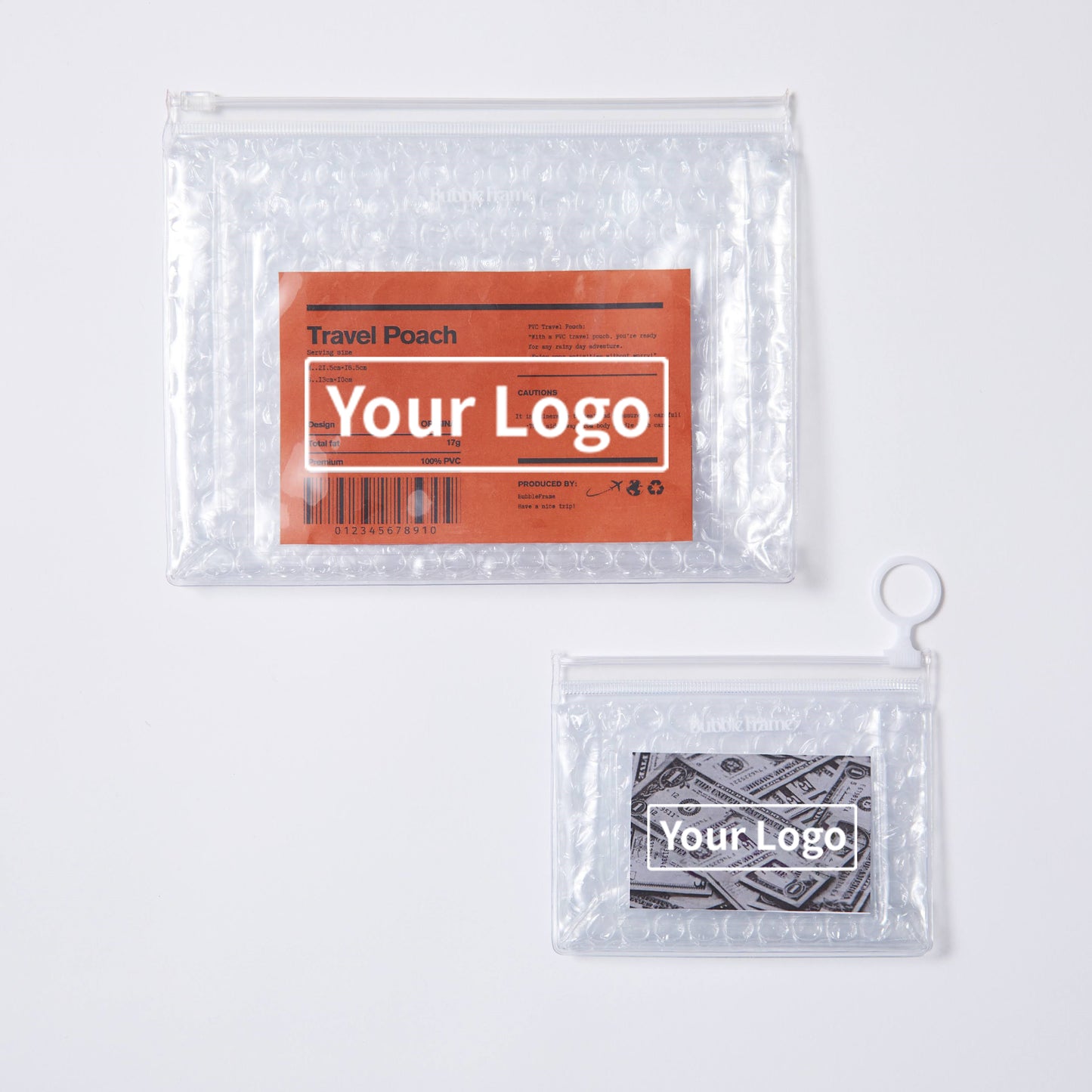 BUBBLE FRAME Travel Pouch SET