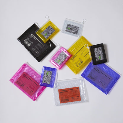 BUBBLE FRAME Travel Pouch SET