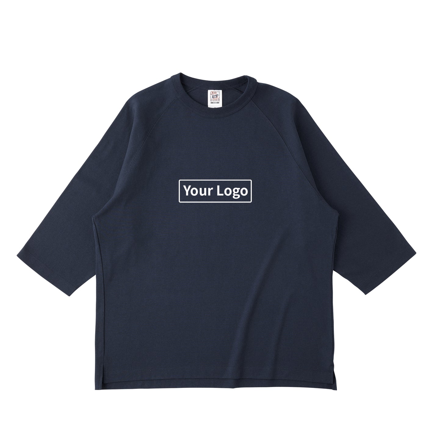 CROSS & STITCH オープンエンド リラックスフィット ラグランTシャツ