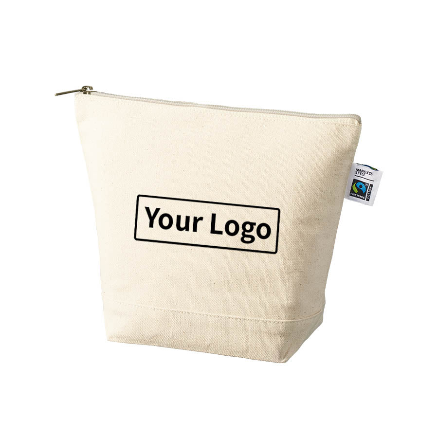 フェアトレードコットンキャンバスデイリーポーチ（M）
