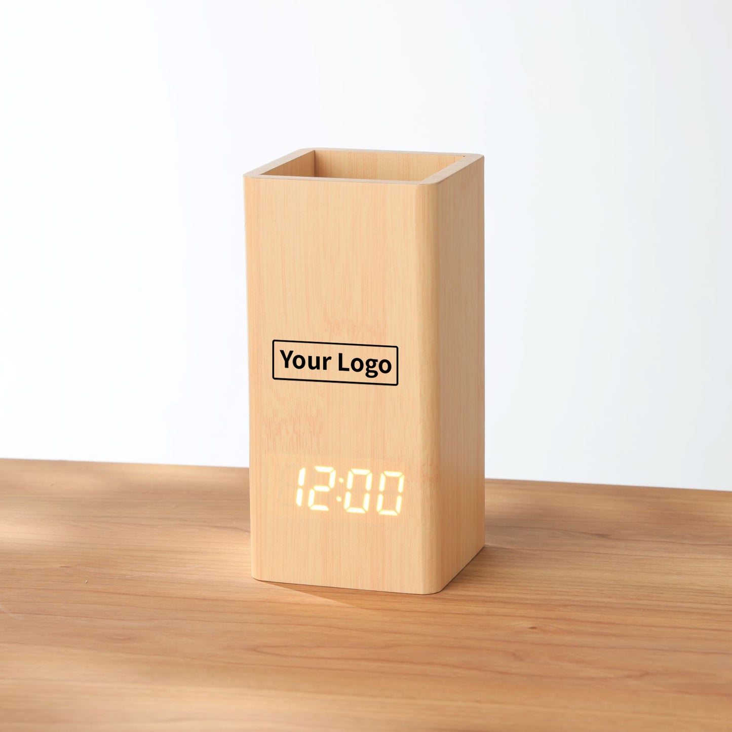 ウッドペンスタンドクロック