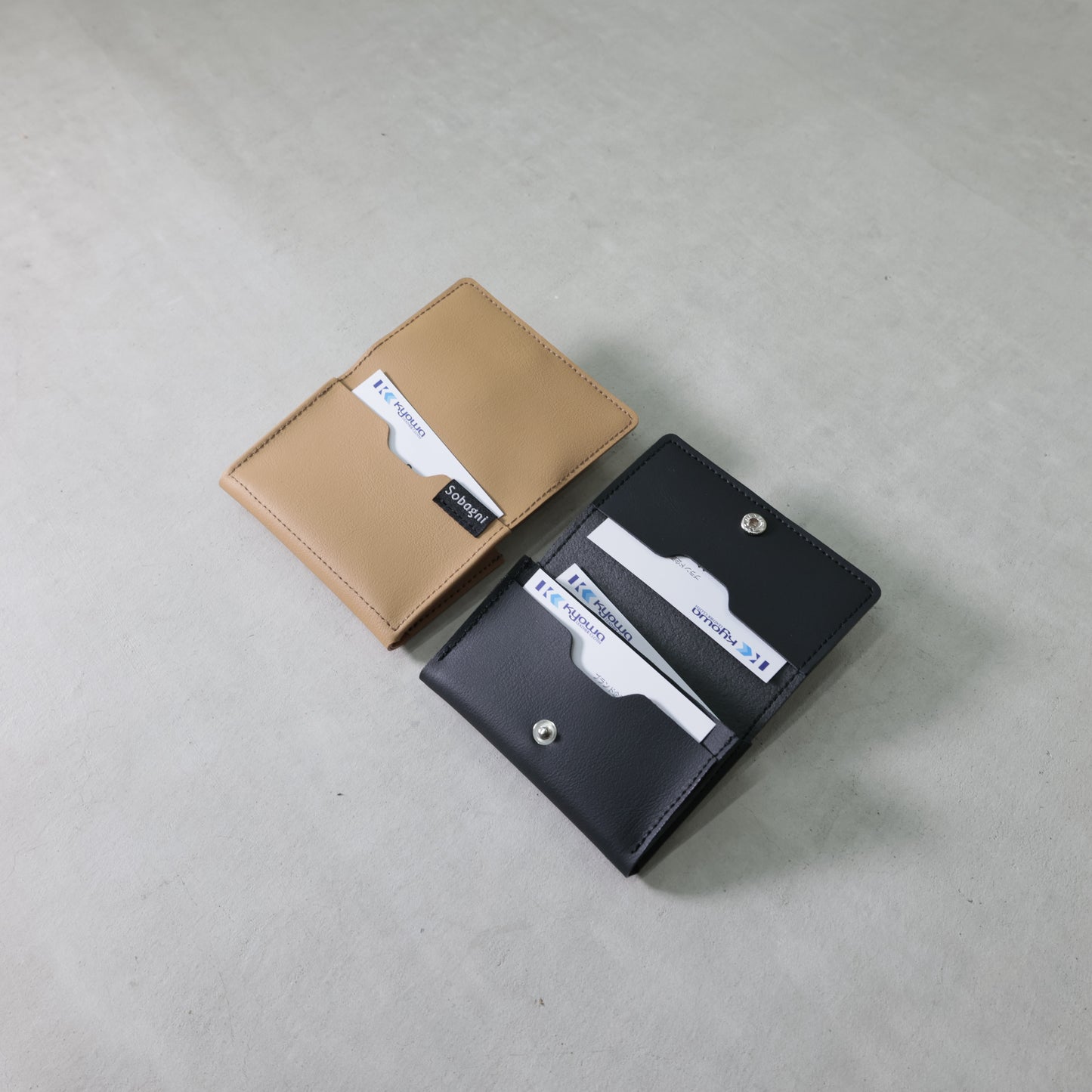 Sobagni エシカル合皮名刺入れ