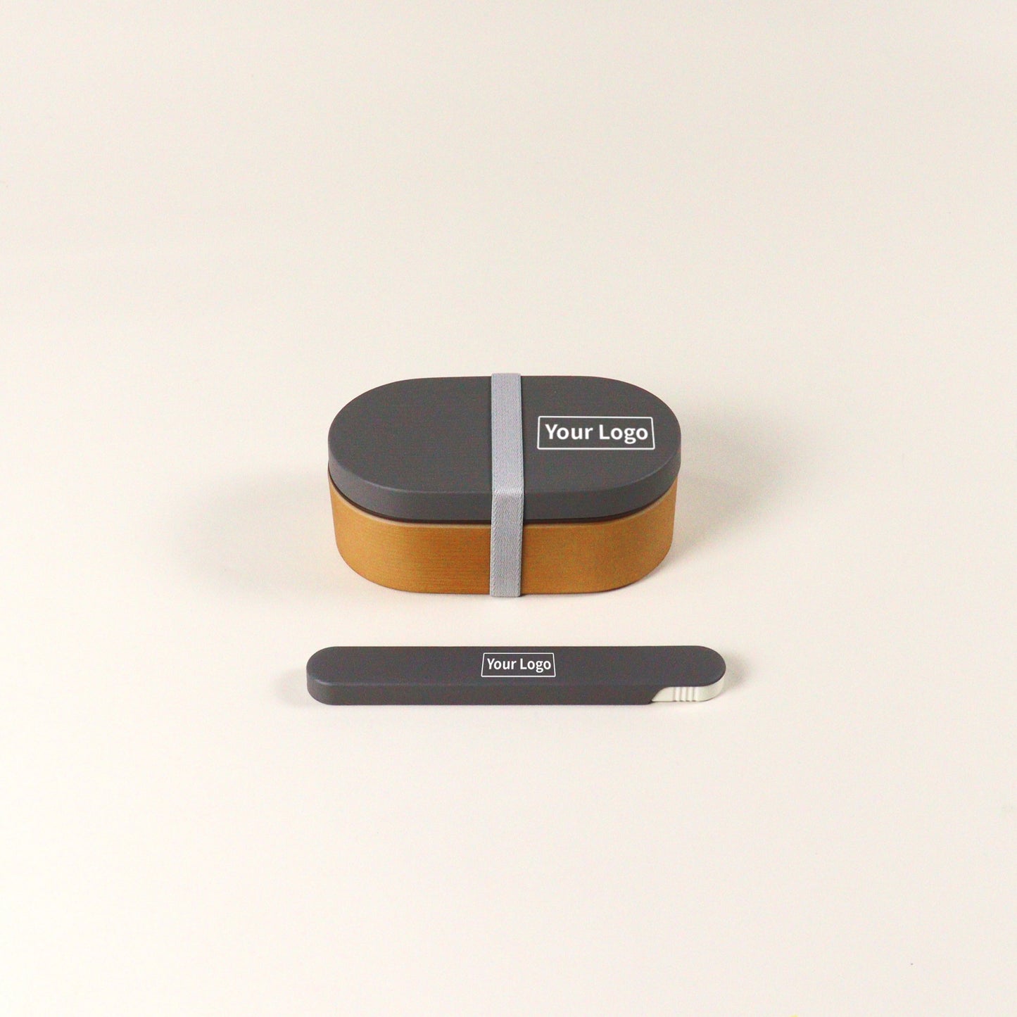 お米がくっつきにくい弁当箱 木目小判弁当