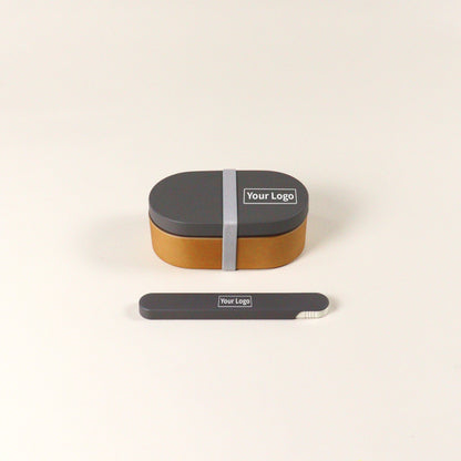 お米がくっつきにくい弁当箱 木目小判弁当