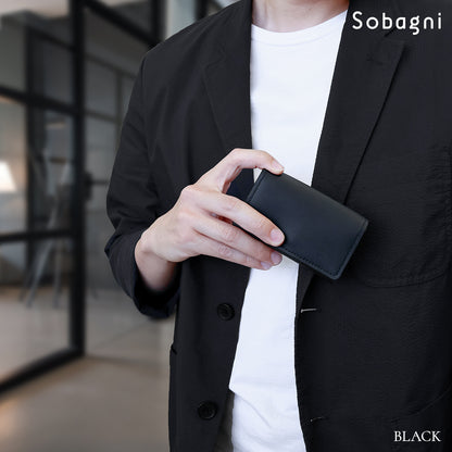 Sobagni エシカル合皮名刺入れ